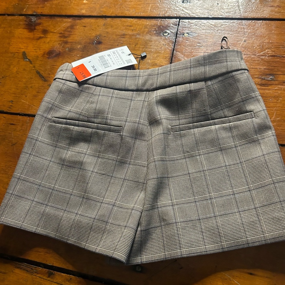 Zara skort plaid